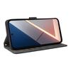 Dla Xiaomi Poco M7 4G (UE) (171mm) Etui Portfel Blokujący RFID Skóra PU Pokrowiec na Telefon Stojak z Paskiem