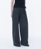 MISEKI SEOUL Big Pleats Belted Pants Charcoal