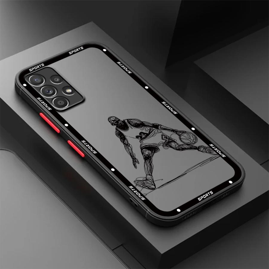 

Phone Cover Case for Samsung Galaxy A56 A55 A14 A23 A17 A52 A34 A36 A16 A15 A54 A73 A33 A35 A53 A52S A72 Cartoon Basketball Star Galaxy A36