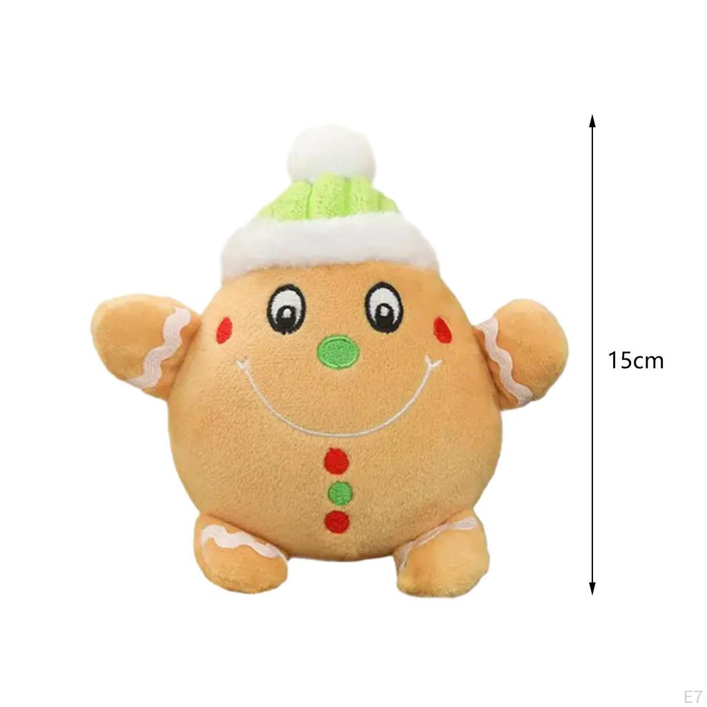 Christmas Dog Toys Durable Puppy Enrichment Toy Plush Chew for Small Medium and Large