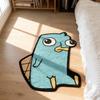 Creative Cartoon Irregular Plush Rug Washable Fun Bedroom Bedside Floor Mat For Living Room