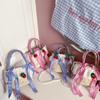 Charming Breathable Straw Woven Kids Crossbody Bag In Cute Strawberry And Cherry Styles