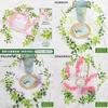 Wisteria Artificial Flowers For Garden Decor With Durable Plastic Vine For Indoor And Outdoor Use
