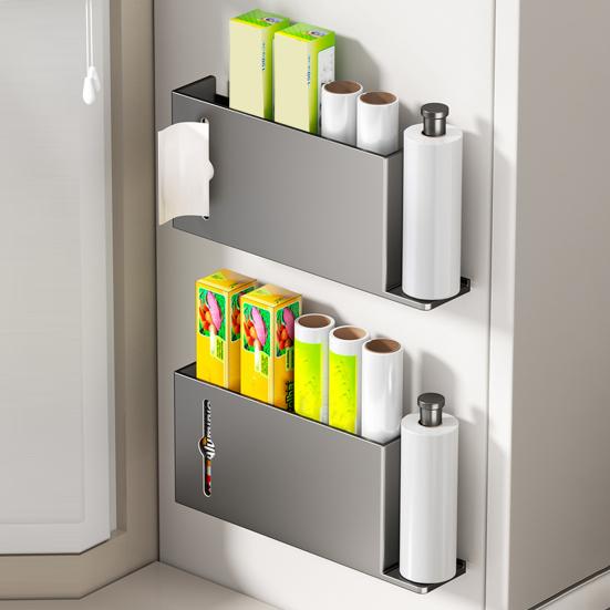Küchenschranktür Aufbewahrungsbox Ohne Bohren Metall Über Schranktür Kleinteile Organizer für Kleiderschrank Badezimmer