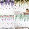 Flower Plants Wall Stickers Home Decoration Bedroom Adhesive Decals Wallpaper