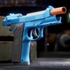 Automatyczny Ciągły Ogień SIG17 Wyrzucający Łuski Pistolet Zabawkowy EVA Miękkie Kule Pistolet Airsoftowy dla Chłopców Sporty Zewnętrzne Strzelanie Prezent