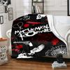 1pc Blanket My Chemical Romance Print Design, Lightweight Blanket for Sofa, Bed- Soft &Warm, Gift for All Seasons like Christmas, Halloween