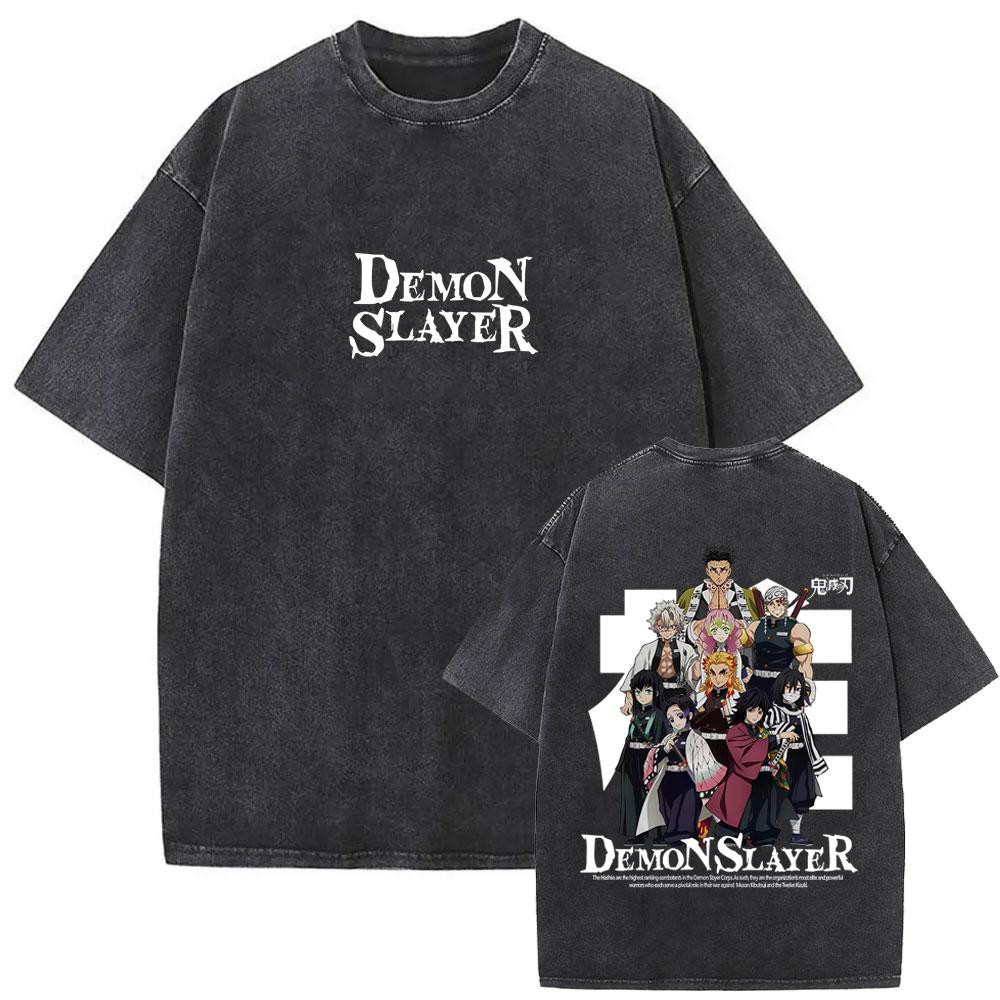 Anime Demon Slayer Tsugikuni Yoriichi Graphic T Shirt Men Women Clothing Casual Oversized T-shirts Harajuku Trendy Streetwear