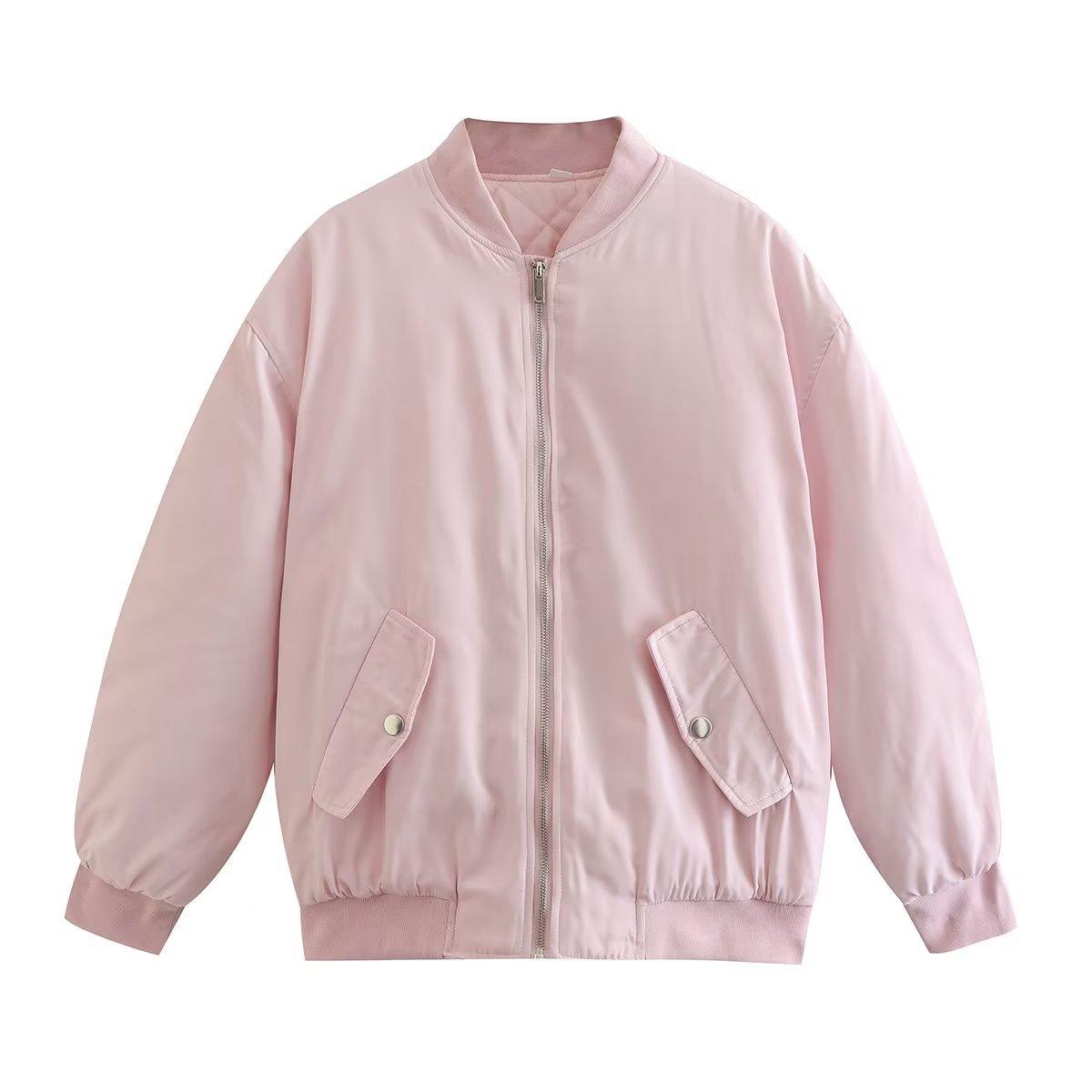 

Унисекс куртка Осень-Зима 2025, 9 вариантов цвета, оверсайз хлопковая парка свободного кроя, повседневняя верхняя одежда больших размеров для мужчин и женщин XL розовый