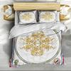 Three-Piece Bedding, Abrasive Cloth, Four-Piece Quilt Cover, Bed Sheet Digital Printing Kit