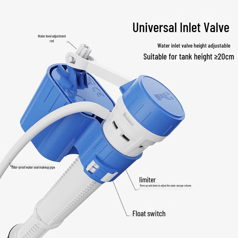 Toilet Water Tank Inlet & Drain Valve Set