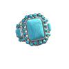 Etnische Stijl Boheemse Armband Turkoois Armband Gepersonaliseerd Retro Westerse Denim Overdreven