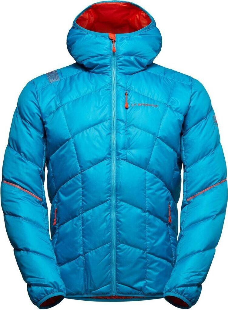 La Sportiva Pinnacle Down Jacket with Hood Light Blue