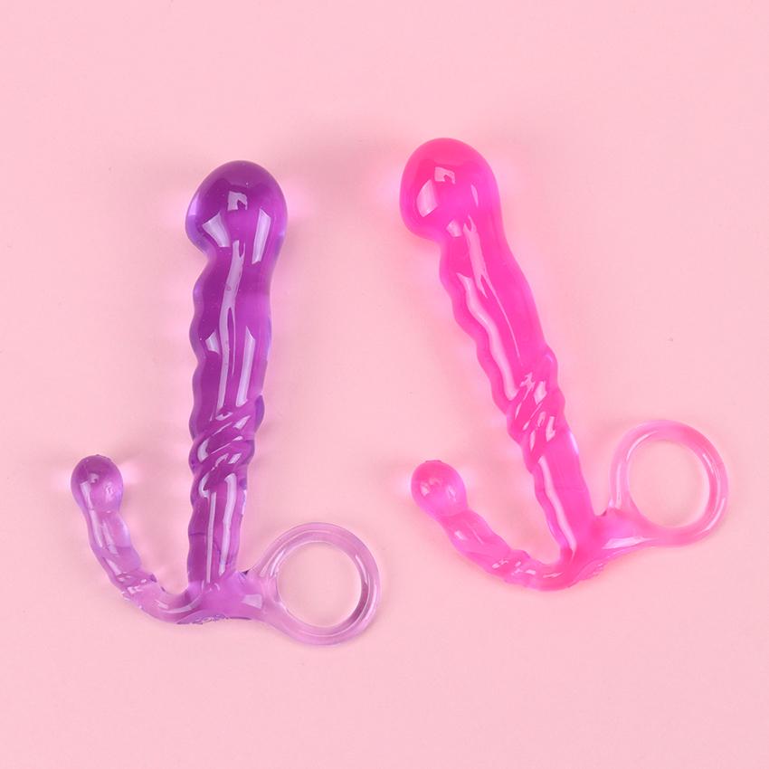 Sexy čiré křišťálové anální kolíky sexuální hračky pro muže a ženy anální kolíky stimulují masáž prostaty sex s masérem