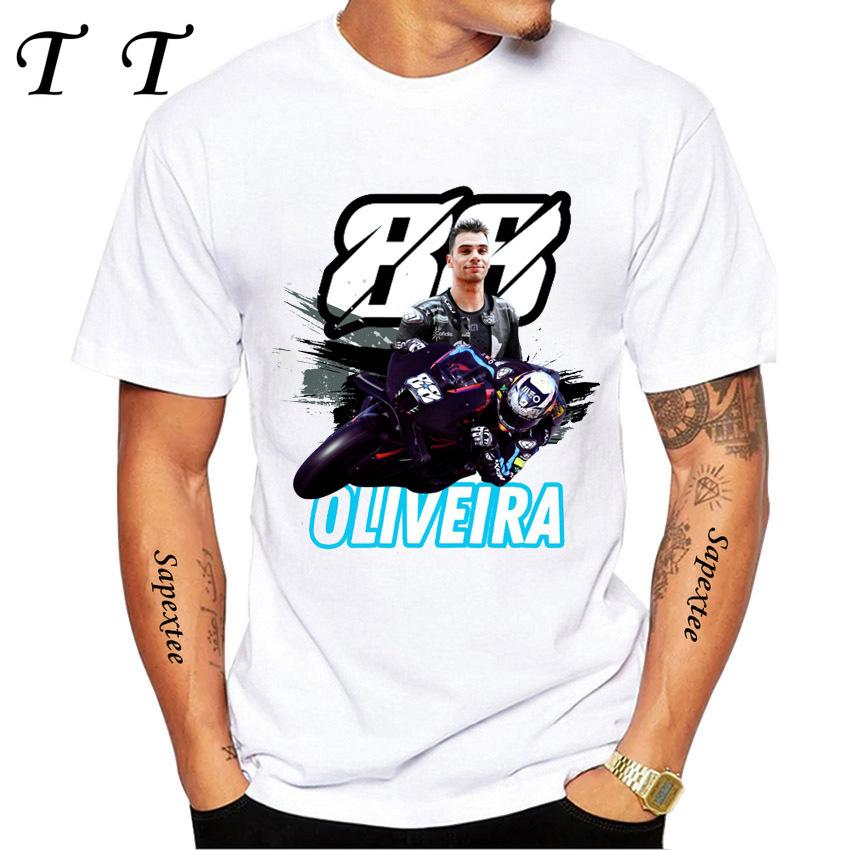 

Miguel Oliveira 88 Race Riding T-Shirt New Men Short Sleeve Hip Hop Sport Boy Casual Tees Motorcycle Riding White Tops 2XL