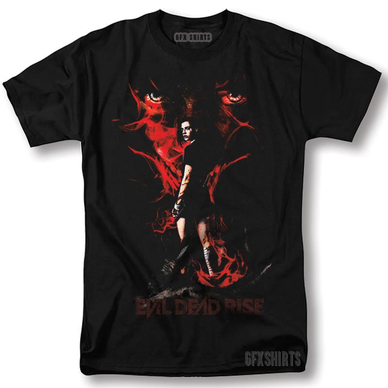 Футболка Зловещие мертвецы: Восстание Хоррор Фильм Винтажный Графический Дизайн Футболка L