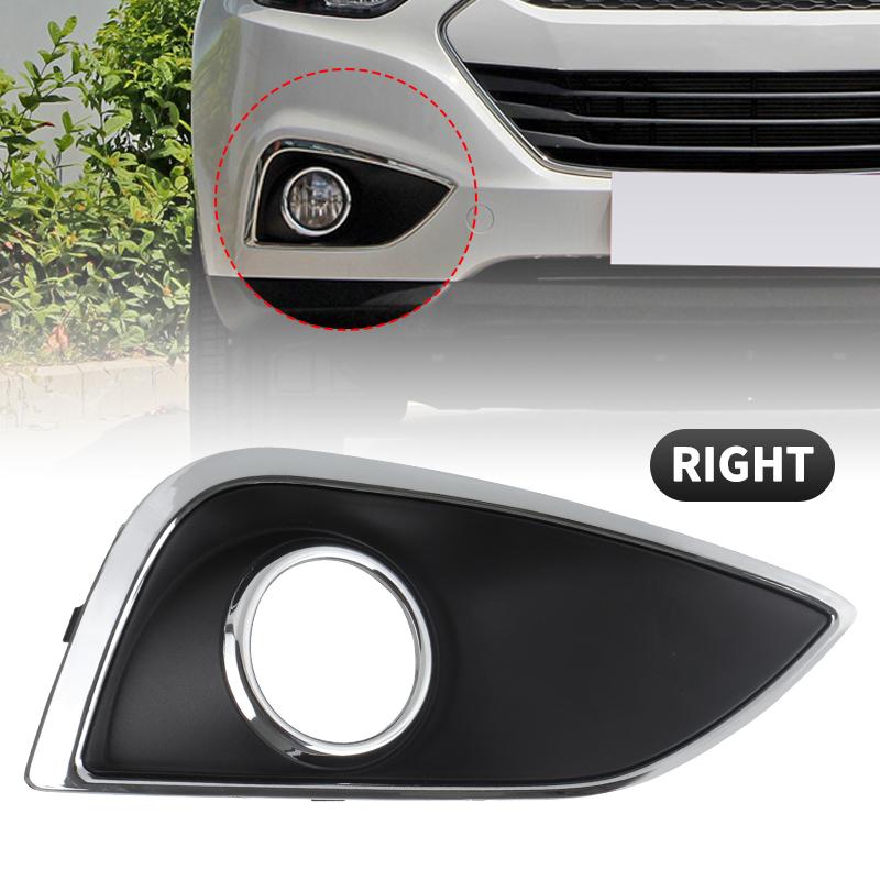 

Front Fog Light Trim Cover For Hyundai IX35 /Tucson 2010 2011 2012 Left/Right Side Fog Lamp Frame Car Accessoires Black&Chrome 1pc Right