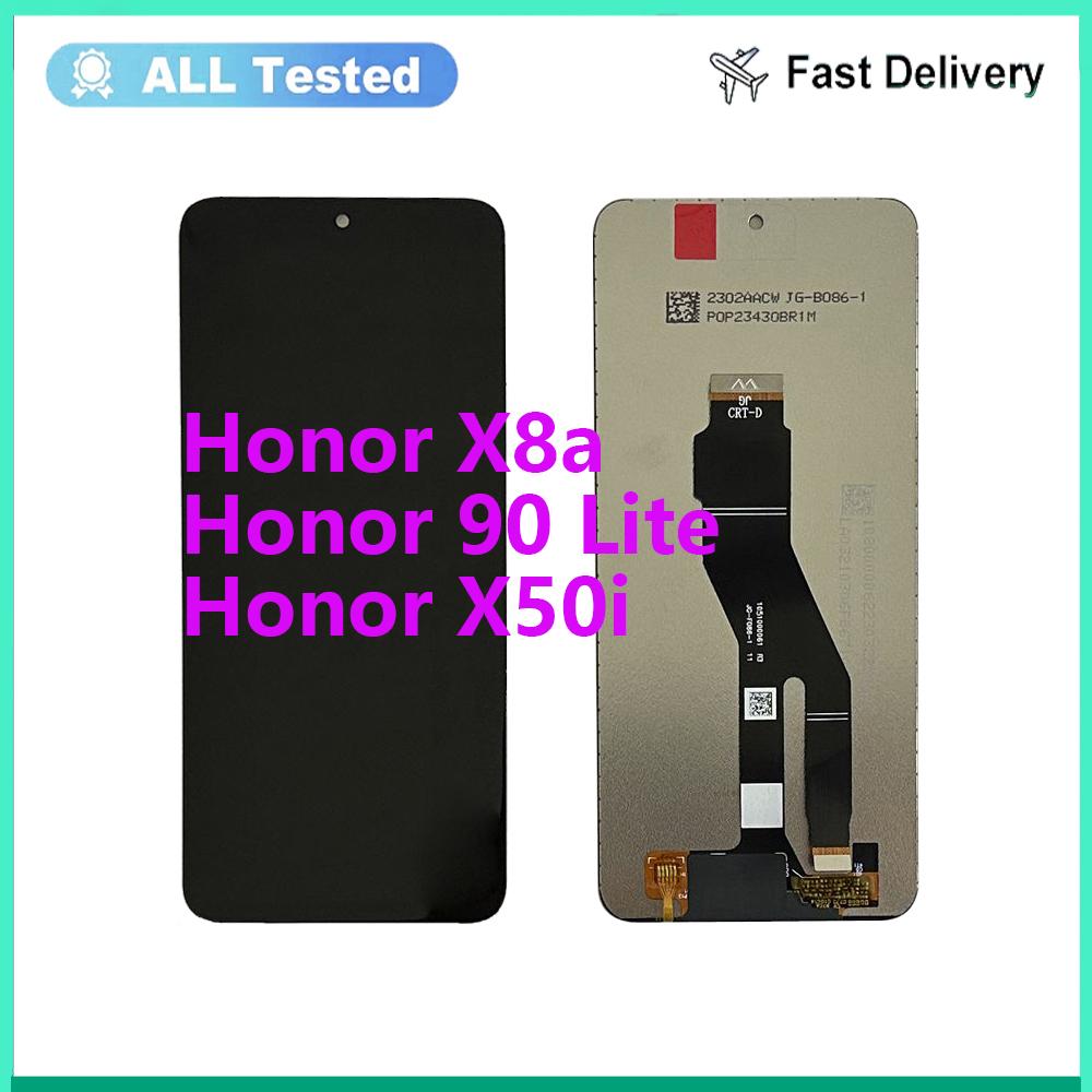 LCD Screen and Digitizer Full Assembly For Honor X8a CRT-LX1 CRT-LX2 CRT-LX3 Honor 90 Lite CRT-NX1