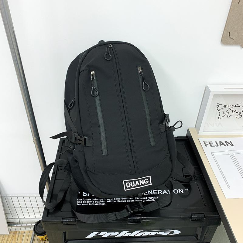 

Рюкзак для активного отдыха большой вместимости женский новый повседневный универсальный дорожный рюкзак сумка для походов чёрный