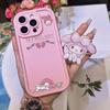 Sanrio Airbag KT Stand Phone Case for Apple 15 - Pink