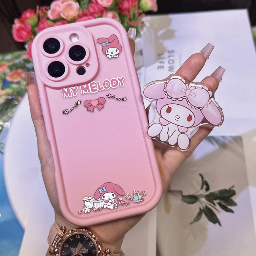 Sanrio Airbag KT Stand Phone Case for Apple 15 - Pink