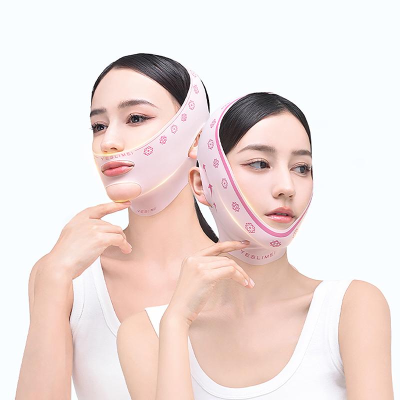 Double Layer Face Slimming Bandage V Line Face Shaper Chin Cheek Lift Up Belt Facial Massage Strap Face Skin Care Beauty Tool