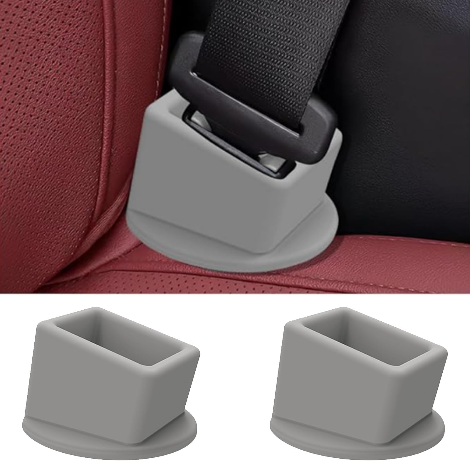

Compatible with Toyota Rise/C-HR/Roomy Tank Seat Belt Buckle Holder Buckle One size серый
