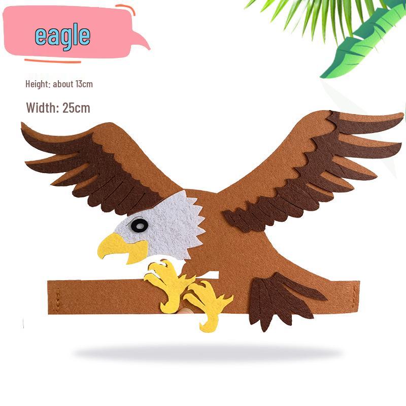 Flickering Halloween Cartoon Animal Hat for Kids & Adults - Perfect for Parent-Child Performances & Costumes