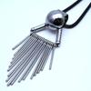 Creative Fashion Sweater Necklace With Tassel Pendant, Long Chain Accessory For Women