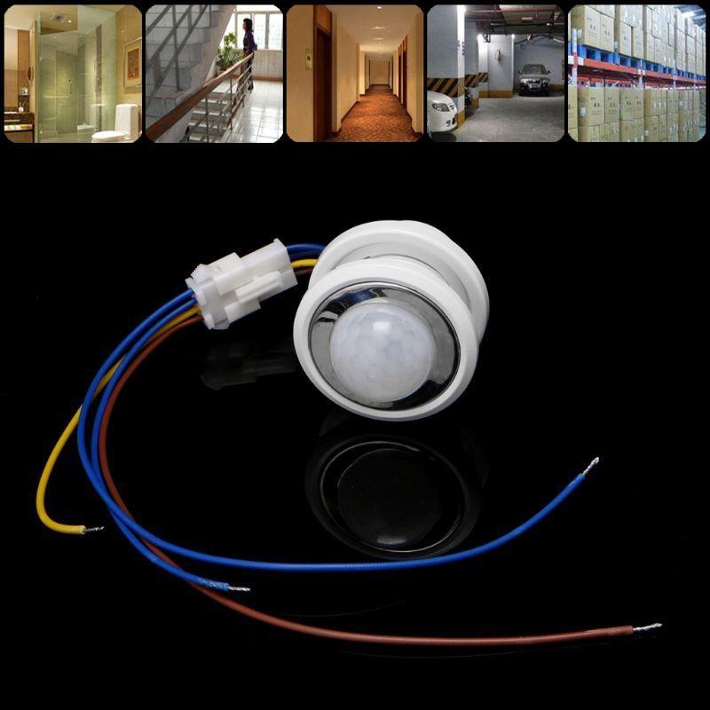 40mm LED PIR Detector Motion Switch with for Time Delay Adjustab