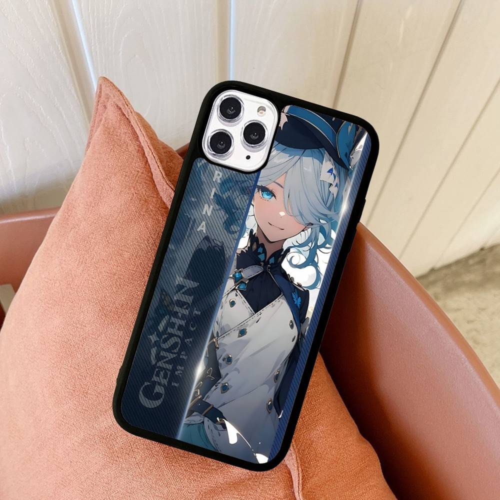 Game Genshin Impact For iphone 17 Air 16 15 14 13 12 11 Pro Max TPU+PC Plus Shockproof Back Phone Cover
