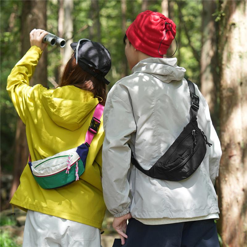 Colorful Waist Bag for Men and Women Outdoor Travel Hiking Running Lightweight Water Resistant Fanny Pack with Adjustable Strap