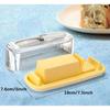 Butter Dish With Lid Butter Container With Butter Kinfe Butter Dish For Countertop  Plastic Butter Dishes With Silicone Bottom