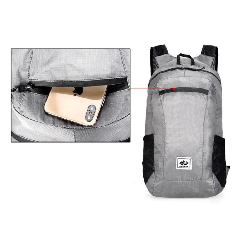 Fahrradtasche, Faltbarer Outdoor-Rucksack, Großes Fassungsvermögen, Leichter Sport-Reiserucksack