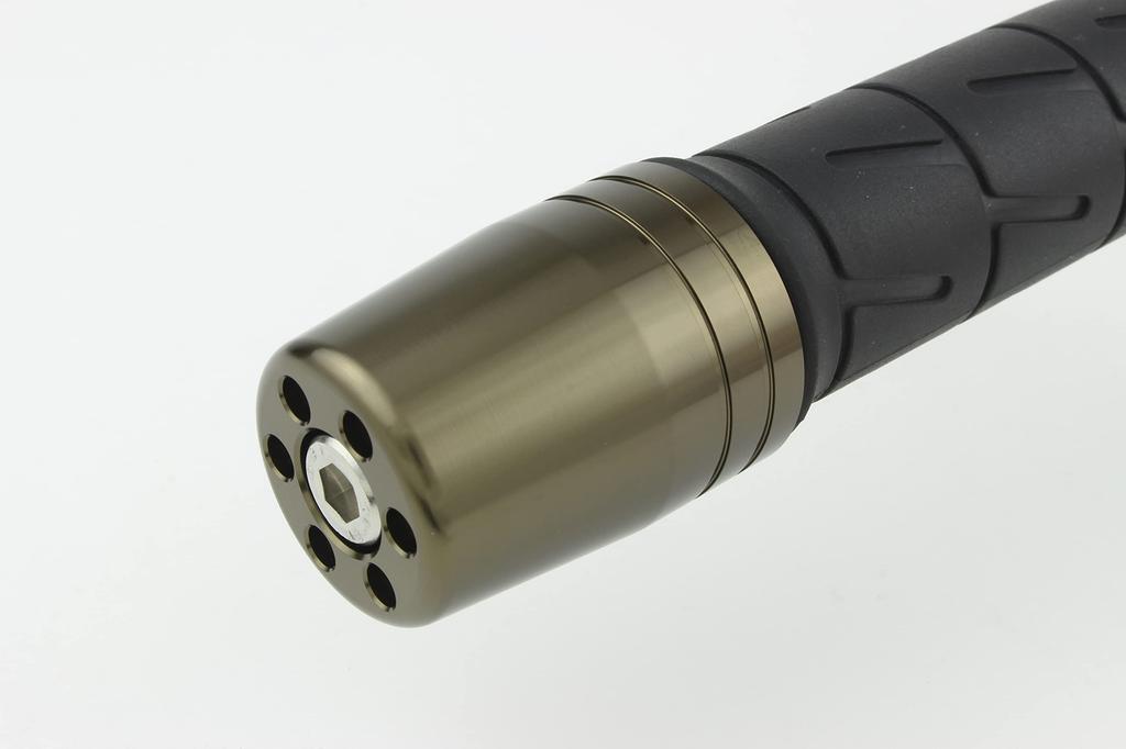 POSH 031579-11 Handlebar End, Ultra Heavy Weight Kawasaki M8, Titanium