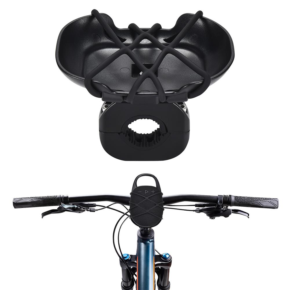 Bicycle Speaker Rack Adjustable Strap Bike Handlebar Mounting Bracket Anti-Slip for JBL Clip5/4 Bluetooth-Compatible Speaker