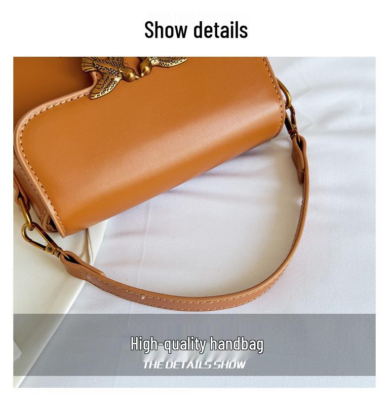 Elegant Minimalist Crossbody Bag: Retro Women's Luxury Shoulder and Underarm Design