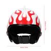 Hühnerhelm Lustiger Schutz Henne Bauhelm Vogelschutzhelm Kapuze HühnerzubehörFlamme