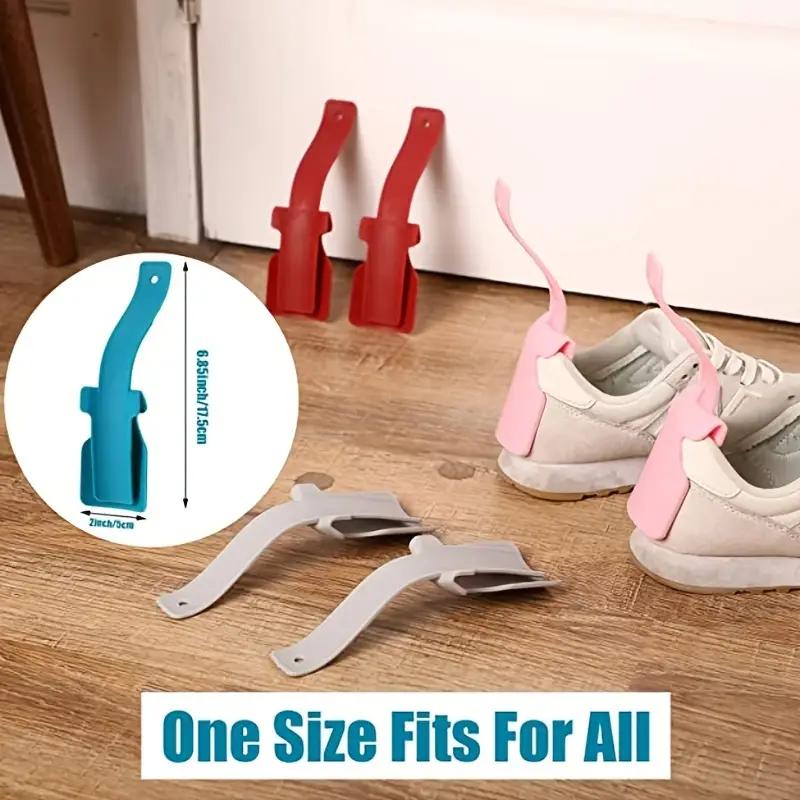 Lazy Shoes Helper, Shoe Horn Shoe, Lifting Helper pro seniory a handicapované, Plastová lžíce na boty se hodí pro všechny boty