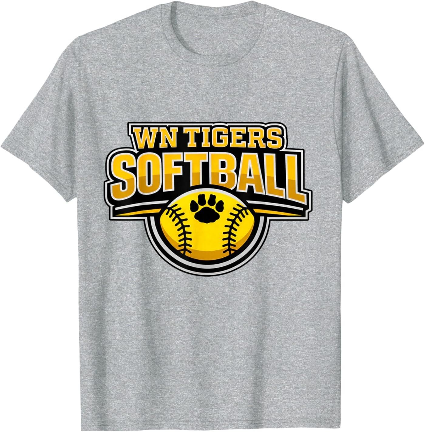 Softball Tigers T-Shirt S разноцветный