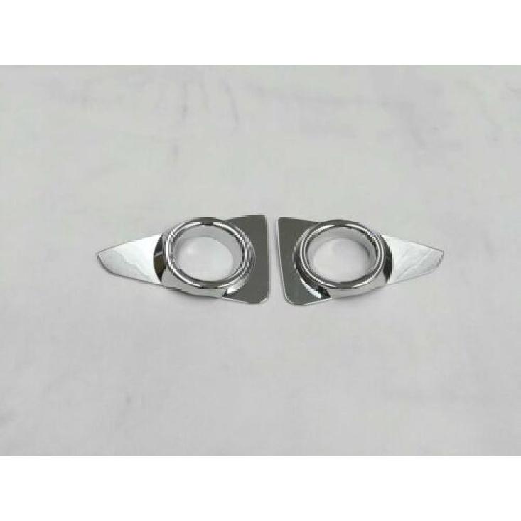 For Toyota RAV4 2016-2018 Pair ABS Chrome Front Fog Light Lamp Trim Cover NEW