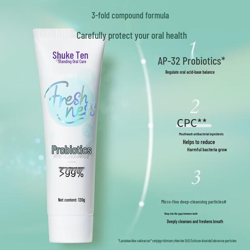 Sucker Probiotic Fresh Breath Toothpaste