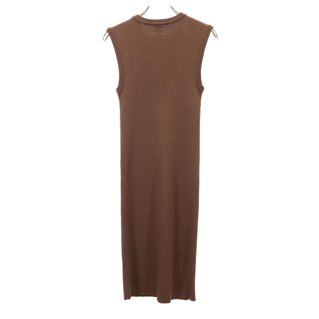 DRWCYS No Sleeve Knit One Piece 1 Brown Women Used