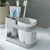 Toothbrush Holder With Gargle Cups Set, Creative Couple Home Bathroom Toothbrush Rack Cup Holder