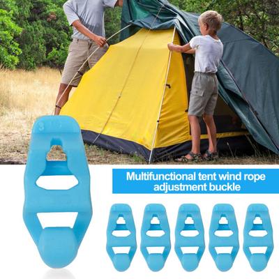 10Pcs Wind Rope Adjustment Buckle Durable Tent Tarp Canopy Shelter Adjuster for Outdoor Camping Hiking