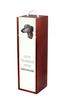 Greyhound, English Chart - Geometric Box With Photo And Inscription For Wine Brand Art-Dog