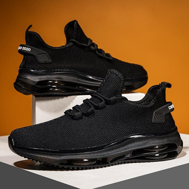 New Fly-woven Mesh Men's Shoes Breathable Student Sports and Leisure Shoes Light Soft Sole Fashion Outdoor Trend Men's Shoes