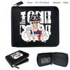 One Piece Anime Reißverschluss PU Geldbörse Luffy Aufdruck Kurzes Münzfach Kartenhalter