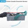16 Pin Jump Seat To Full Center Console Conversion Harness Replacement Conversion Wiring Harness Auto Part Easy Install