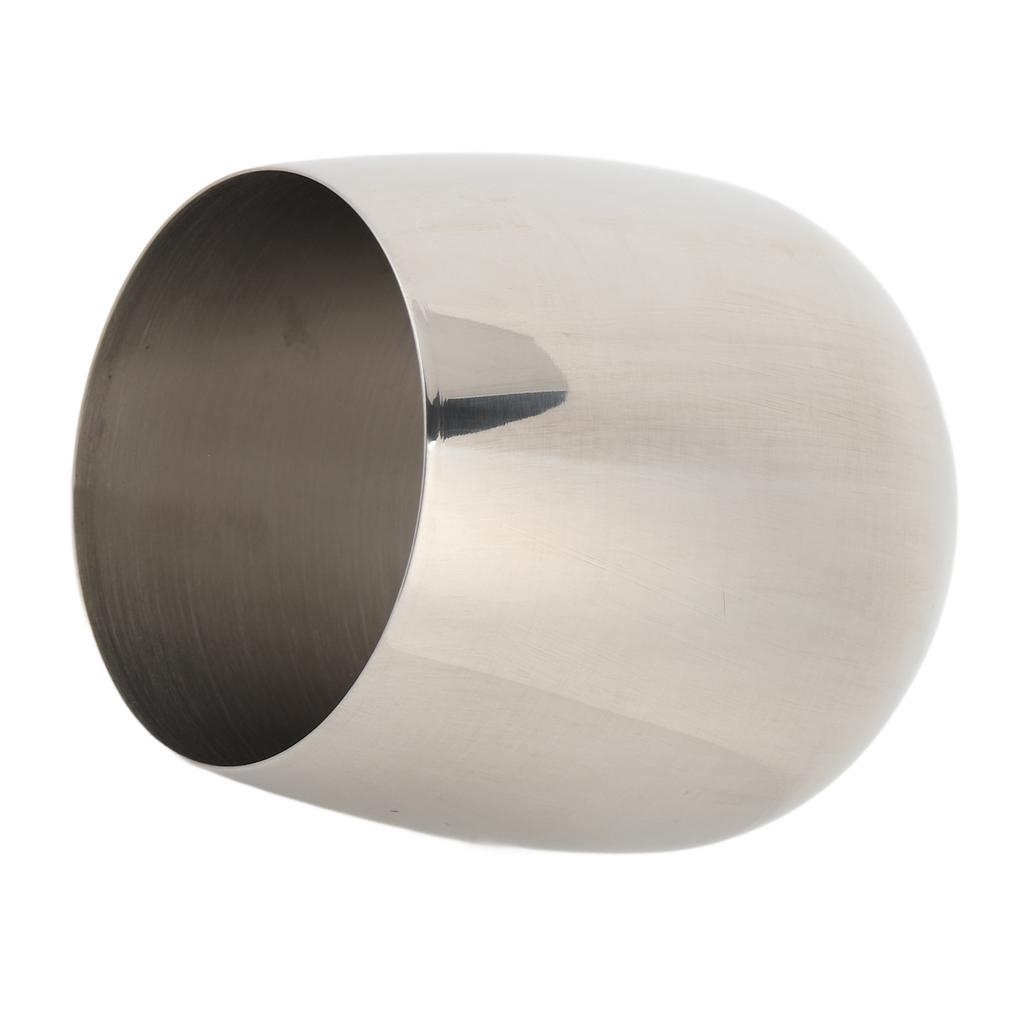 SUS304 Edelstahl Stielloses Weinglas Unzerbrechlich Bruchfest Metall Weinkelch 550 ML Temperaturisoliert